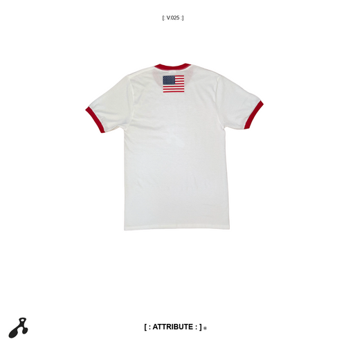 025 - AmericAn - Ringer T-Shirt