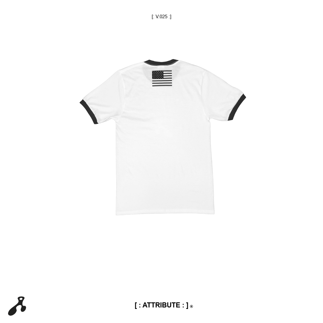 025 - AmericAn - Ringer T-Shirt